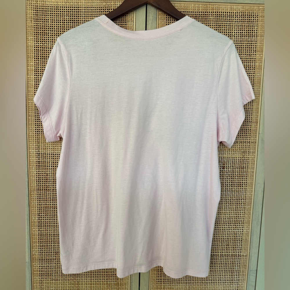 Victoria's Secret Pink Love Script Pajama Tee, Lace Lettering, Lounge Top, XL - Picture 4 of 5